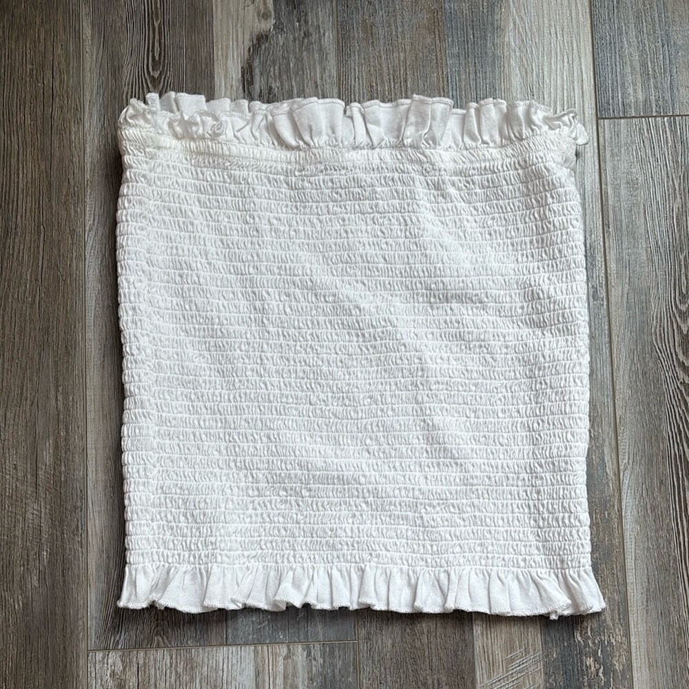 French Connection White Strapless Top Size Small NWT!! - Picture 3 of 4
